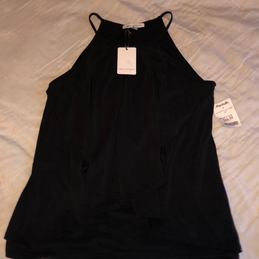 Green Envelope Tank Top